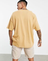 Solid Oversized : Beige T-shirt