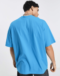 Solid Oversized : Ocean Blue T-shirt