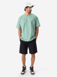 Solid Oversized : Sage Green T-shirt - Image 4