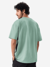 Solid Oversized : Sage Green T-shirt